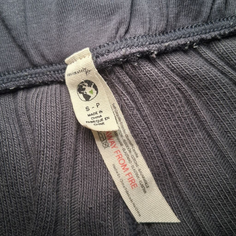 Free People FP Movement Good Feels Ribbed Harem Joggers Black Pearl Womens Small - Picture 9 of 10